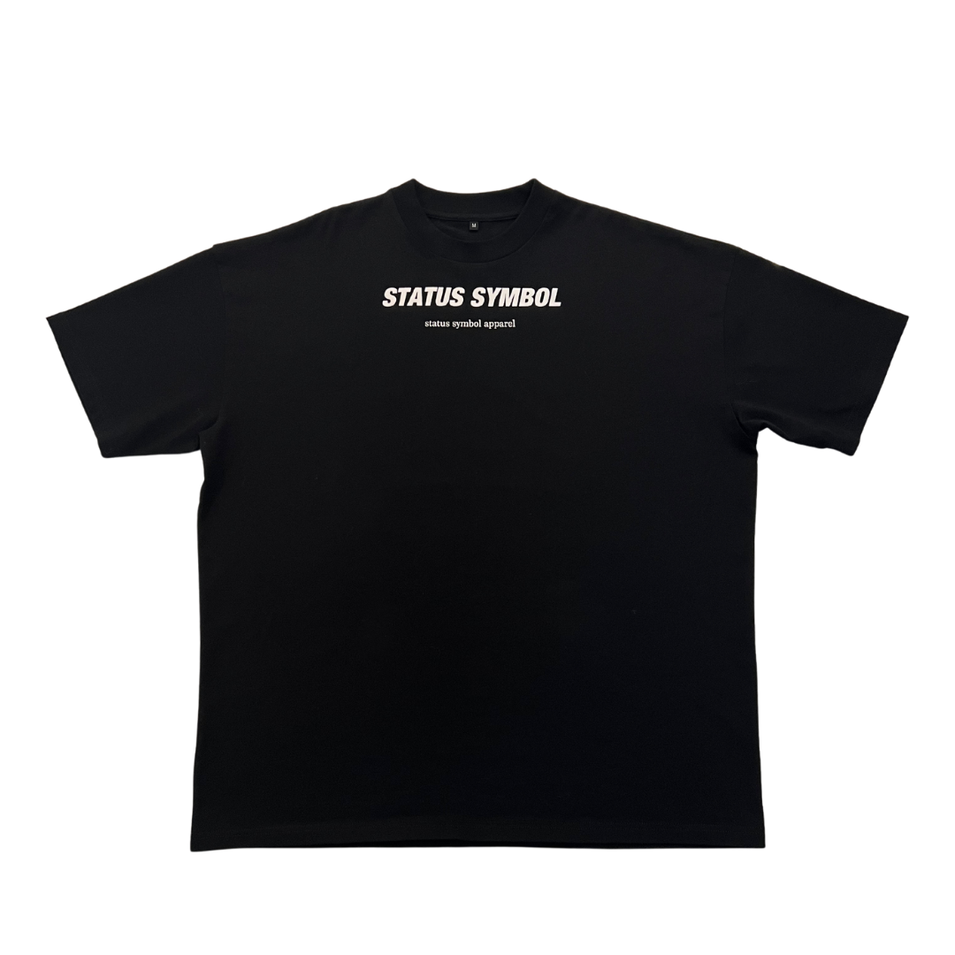 Black Status Symbol Logo T-Shirt