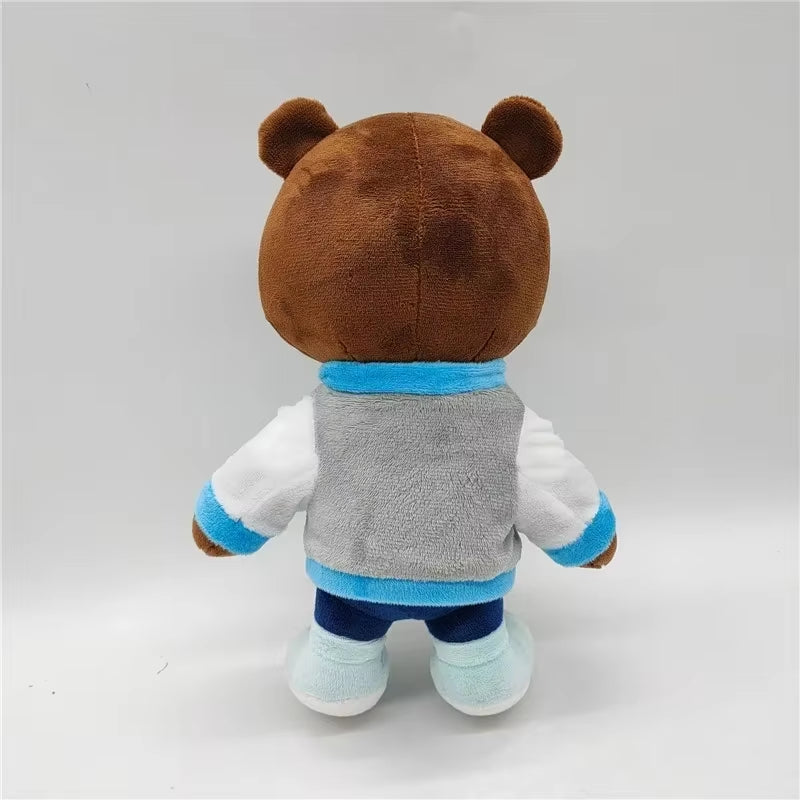 Kawaii Kanye Dropout Bear Teddy Bear Plush Toys Kanye West Graduation Soft Stuffed Home Room Decor Birthday Gift