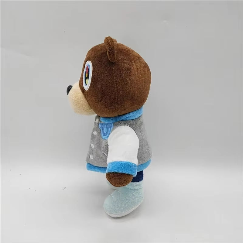 Kawaii Kanye Dropout Bear Teddy Bear Plush Toys Kanye West Graduation Soft Stuffed Home Room Decor Birthday Gift