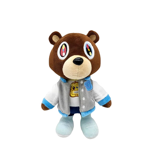 Kawaii Kanye Dropout Bear Teddy Bear Plush Toys Kanye West Graduation Soft Stuffed Home Room Decor Birthday Gift