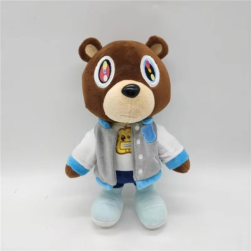 Kawaii Kanye Dropout Bear Teddy Bear Plush Toys Kanye West Graduation Soft Stuffed Home Room Decor Birthday Gift